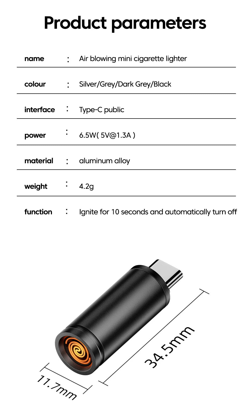 USBC Lighter
